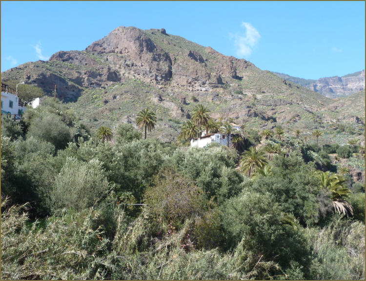 Paisaje del entorno de la Hoya de Tunte