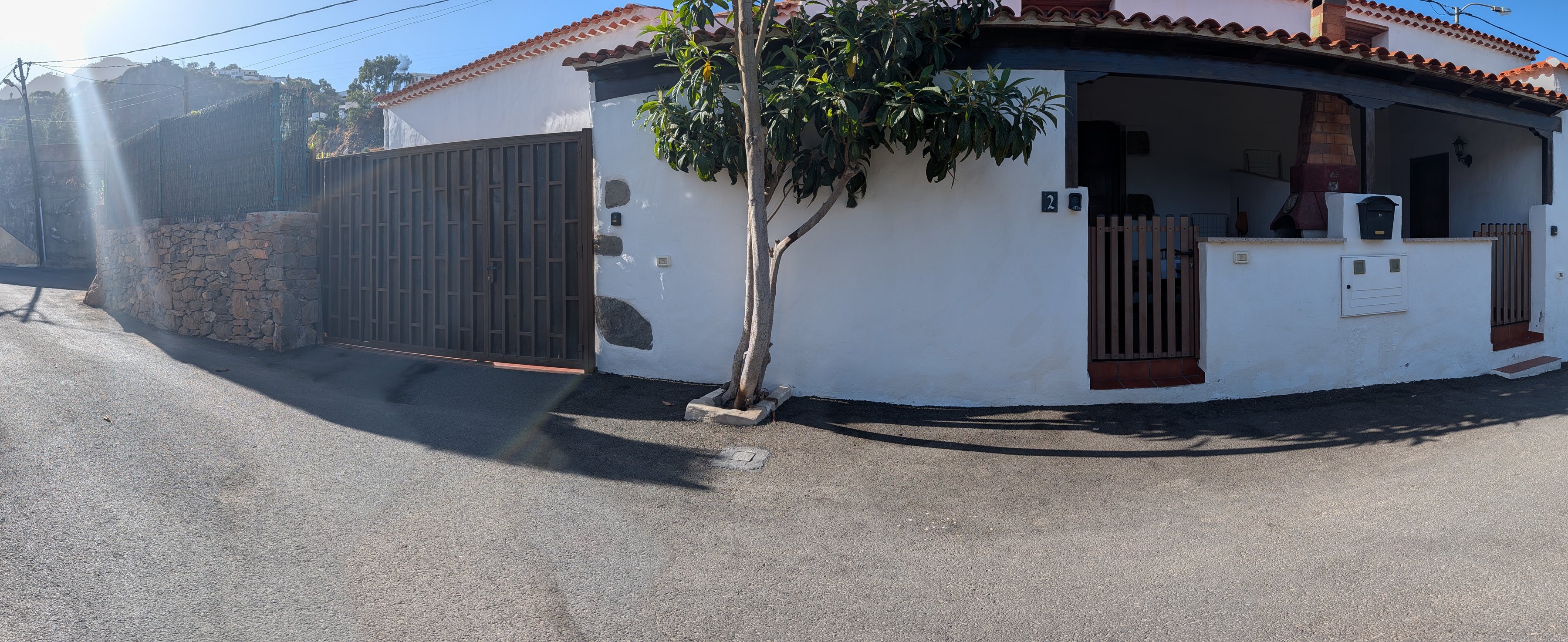 Façade of La Abuela Celia rural houses
